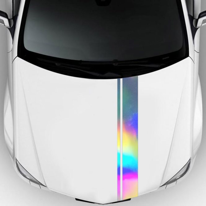 Car Stickers | 5 Pieces  Reflective Stripe Vinyl Car Side Sticker Auto Body Racing Sports Decals Multicolor Car Decorations Car Stickers