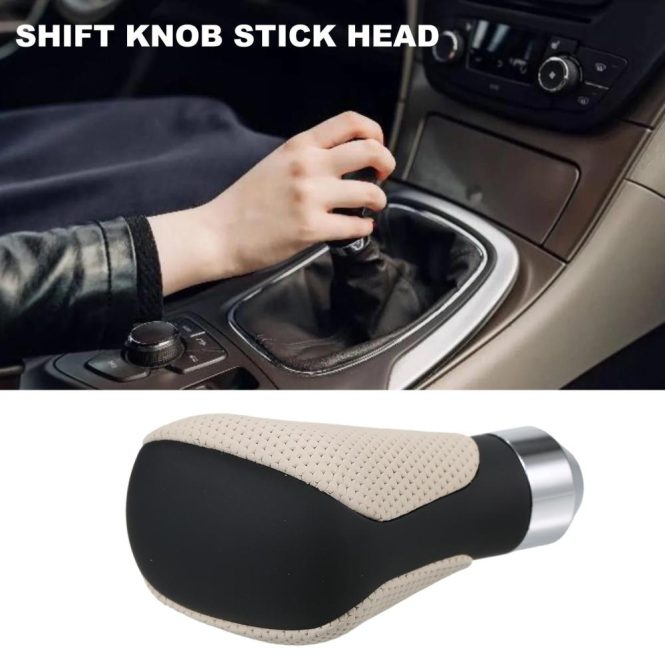 Other Accessories | Automatic Shift Knob Car Gear Shift Shifter Knob Stick Head Handle Lever AT Replacement for GM Beige Car Repair & Maintenance Beige