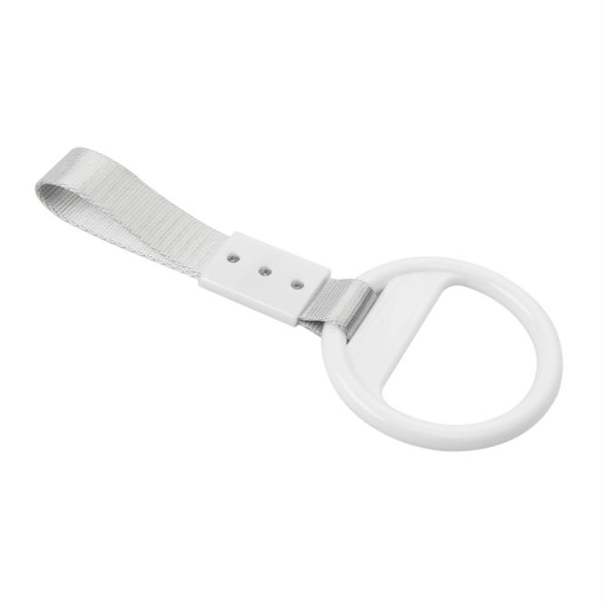 Other Accessories | Round-shaped Car Rear Bumper Warning Ring Hand Strap Decorative Warning Loops Train Bus Handle Hand Strap for Car Interior Exterior Decoration White Car Repair & Maintenance Other Accessories