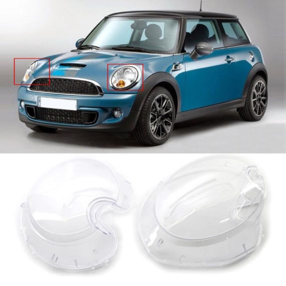 Other Decorations | 1 Pair Headlight Cover Clear Lens Left & Right 1305630537  63127270023 Replacement for Mini R56 Cooper hatchback 2009-2013 Transparent Car Decorations Other Decorations