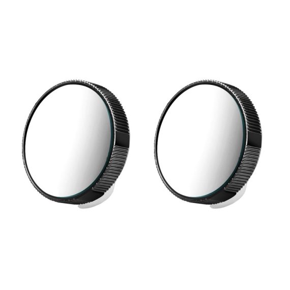 Other Decorations | 2pcs Blind Spot Mirrors Frameless Convex Rear View Mirrors 360 Degree Adjustable Wide Angle for Car SUV Truck Black Car Decorations Black