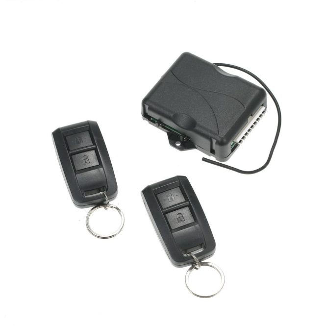 Car Alarms | Universal Car Door Lock Keyless Entry System Car Immobilizer Auto Remote Central Kit with Control Box Black Car Alarms Black