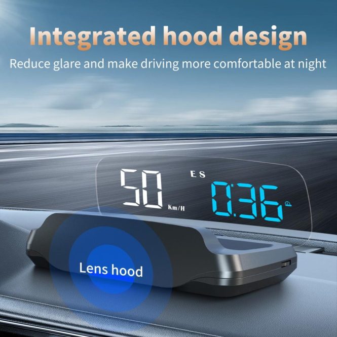 Other Car Gadgets | Heads-Up Display Digital Speedometer GPS Speedometer for Car Black Car Electronics Black