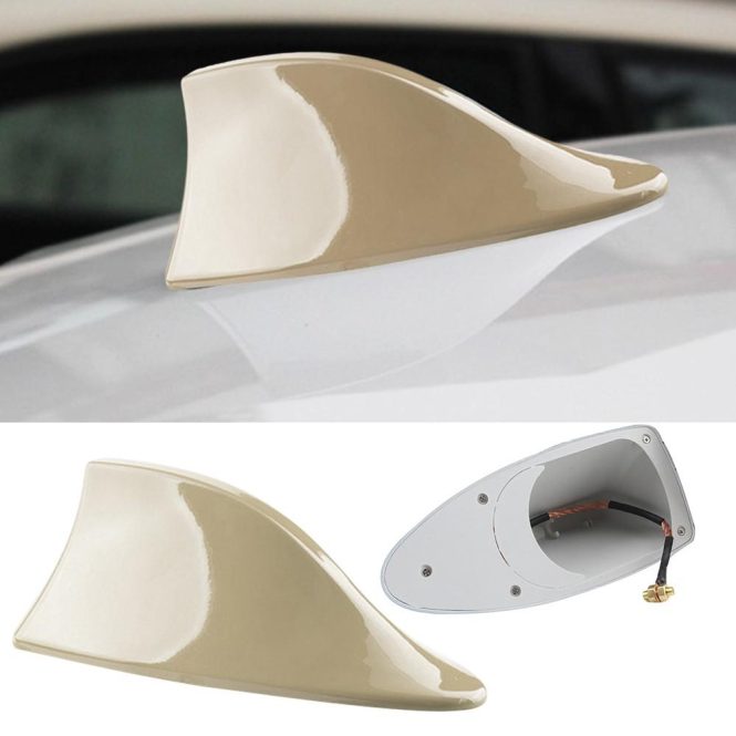 Other Decorations | Car Shark Antenna Gold Car Decorations Gold