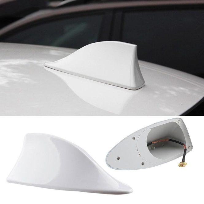 Other Decorations | Car Shark Antenna White Car Decorations Other Decorations