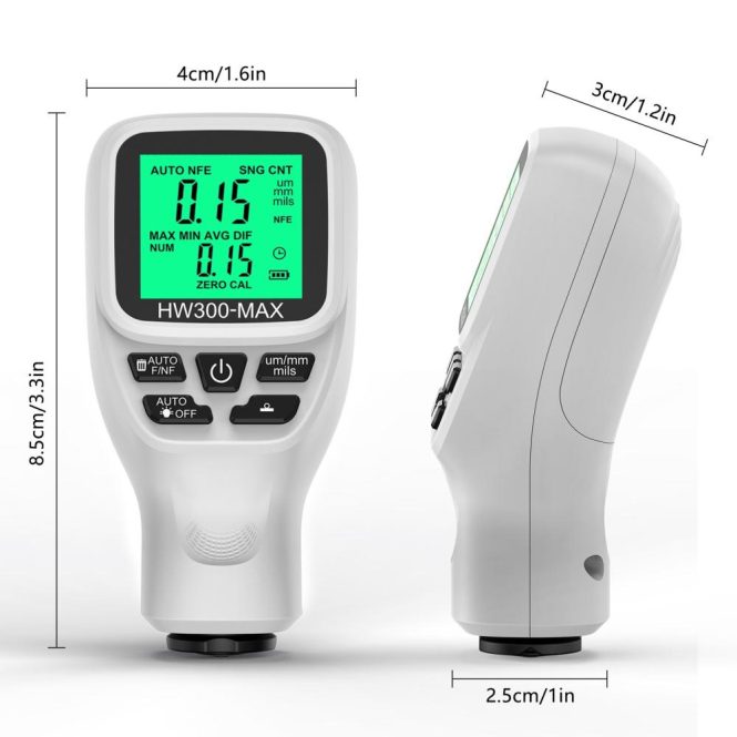 Car Tools | Coating Thickness Gauge Car Paint Thickness Gauge White Car Repair & Maintenance Car Tools