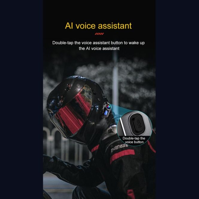 Other Motorcycle Accessories | Q58 Max Wireless Motorcycle Intercom Headset 1000mAh Capacity Noise Cancellation for 2 Riders Talk at The Same Time Within 500M with Personalized EQ Sound Effects for Face-off Helmets & 3/4 Helmets Motorcycle Accessories Other Motorcycle Accessories